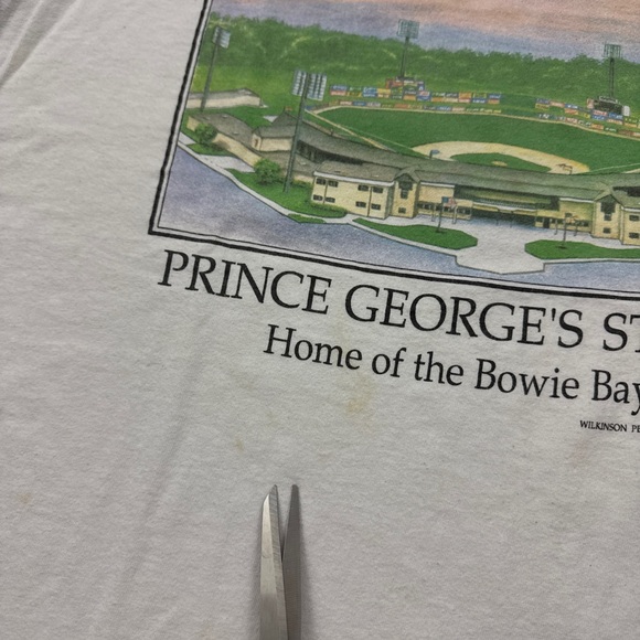 Vintage Bowie Baysox MiLB Baseball T Shirt Minor League Prince George’s Stadium - Picture 6 of 7